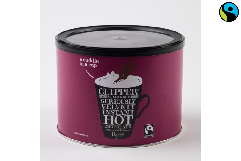 Clipper Fairtrade Instant Hot Chocolate Tin 1x1kg